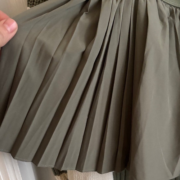 Aerie Olive and Cream Striped Sweater with Skort - Picture 5 of 7